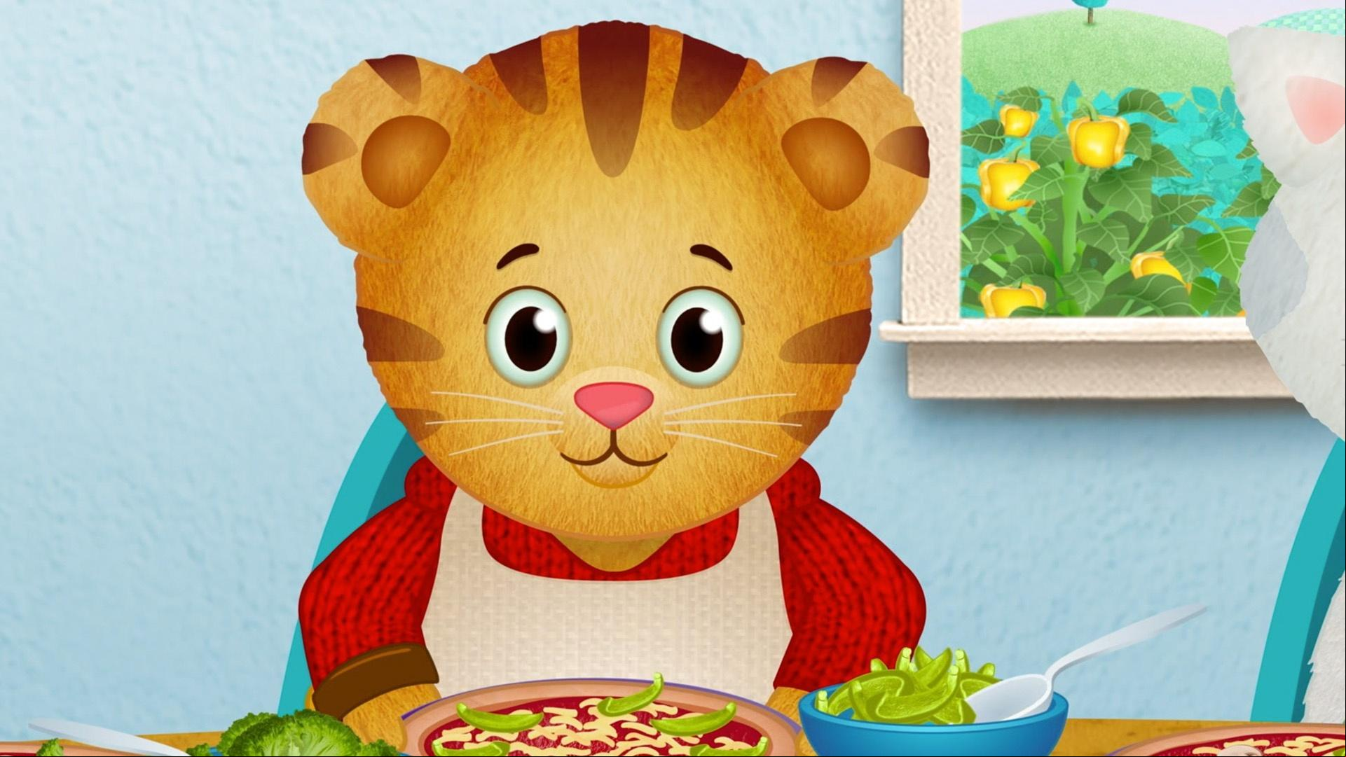 Daniel imagines he has a pizza making machine that can make all kinds of different pizzas!