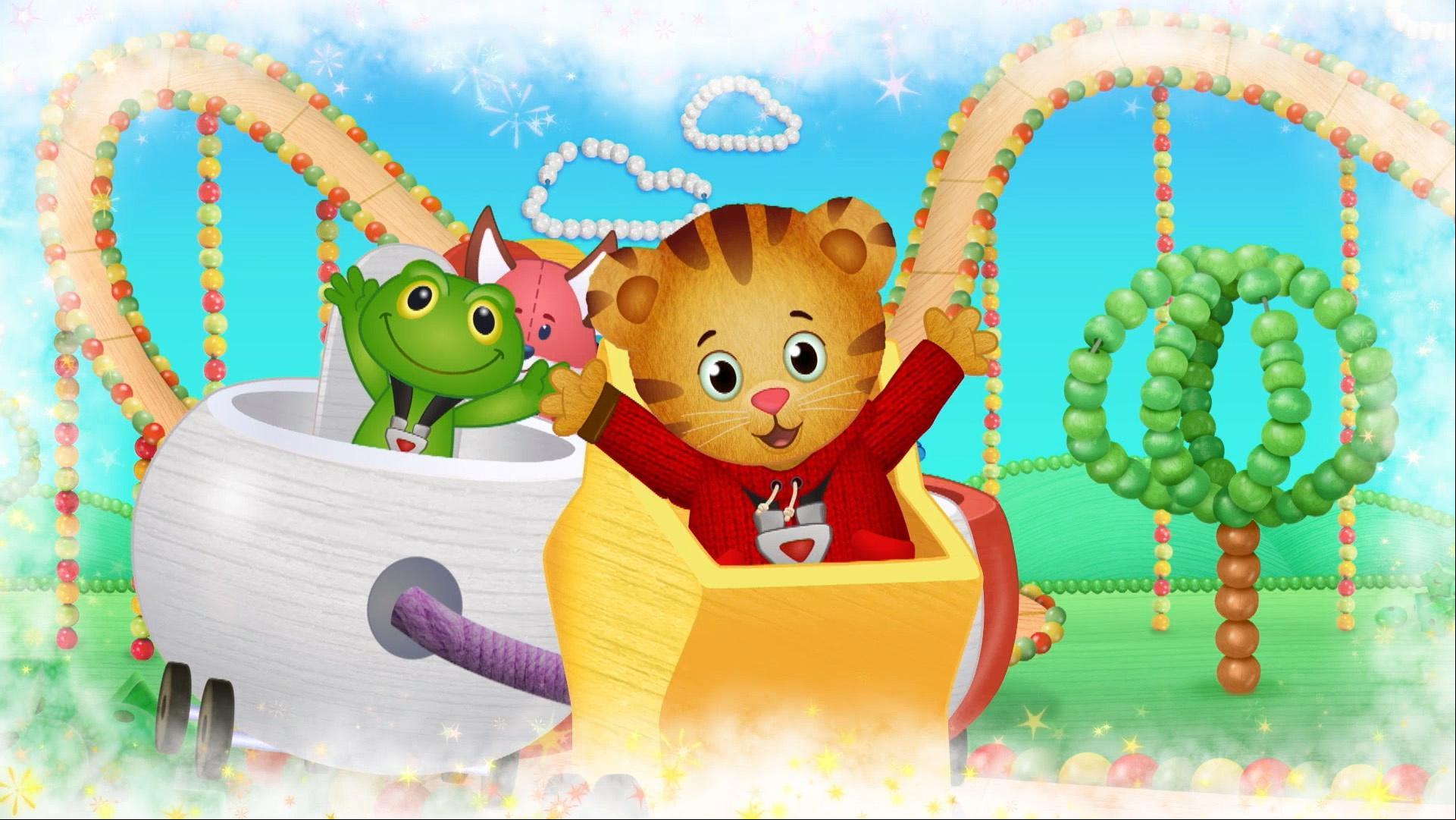 Daniel imagines he's riding a bead rollercoaster.