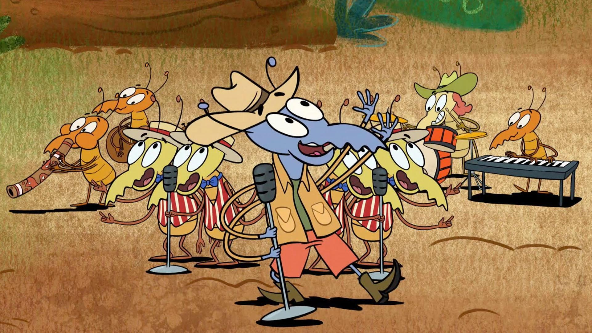 David the termite sings to Luna and the kids about the Didgeridoo.
