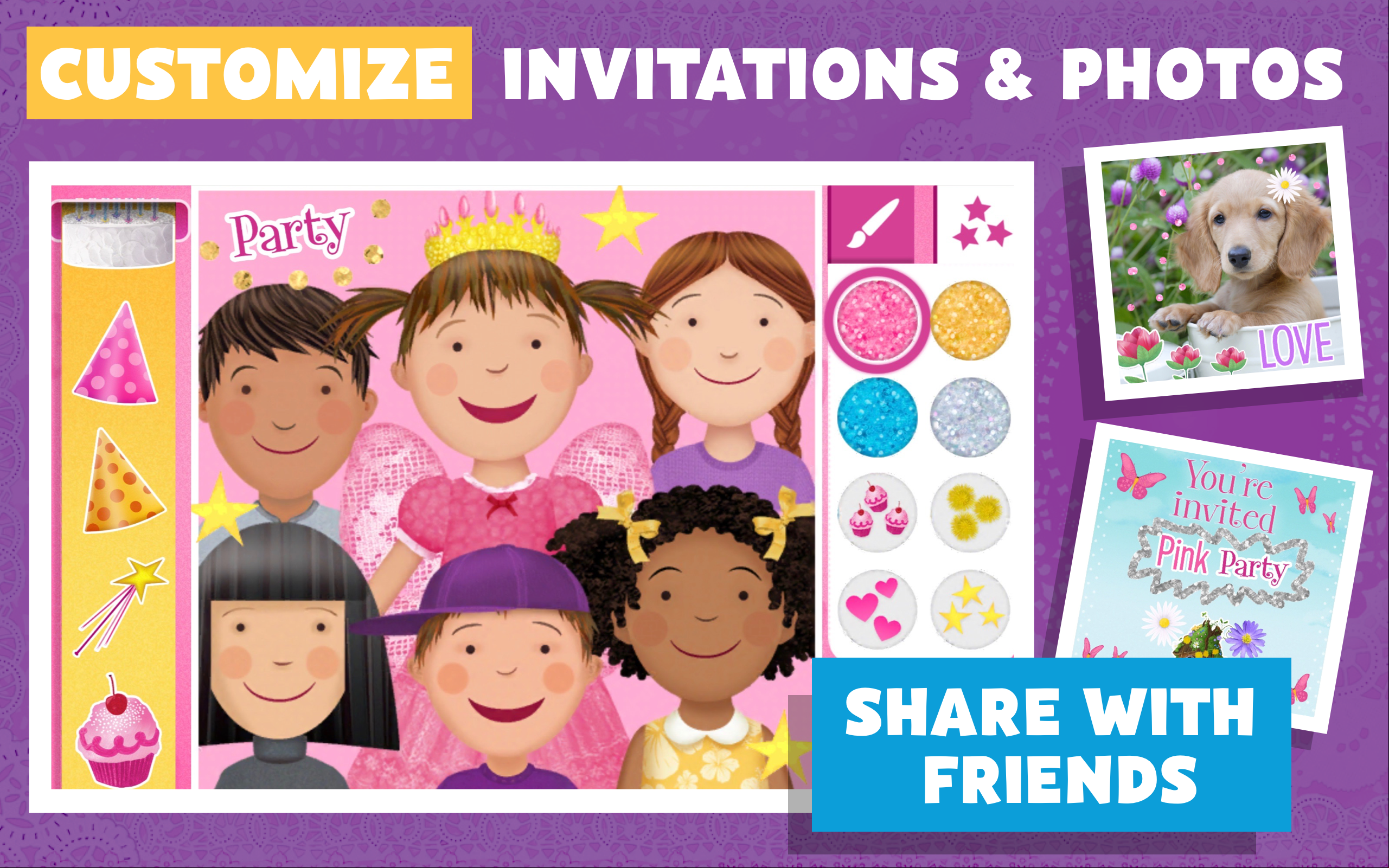 Pinkalicious Party screenshot.