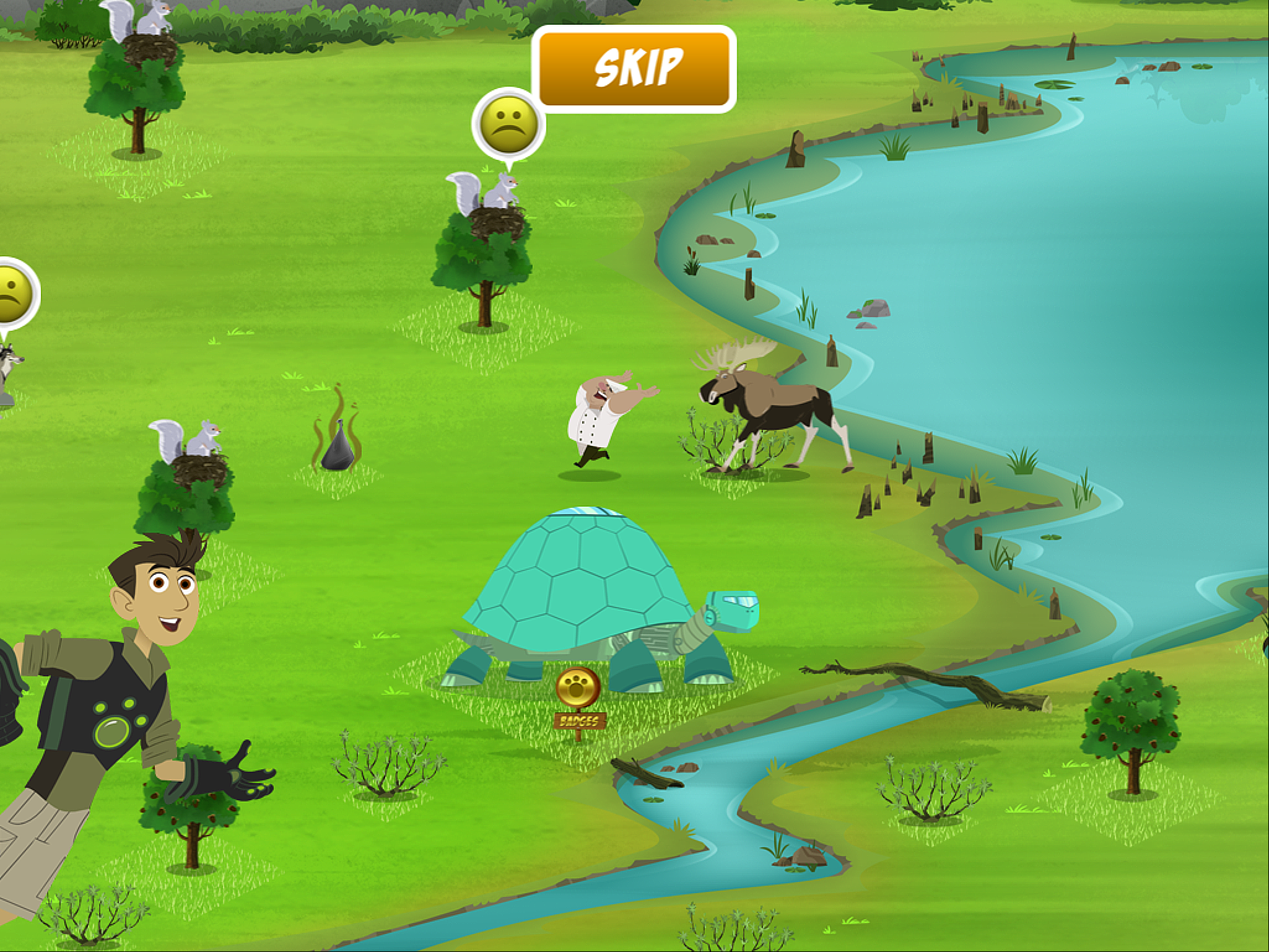 Wild Kratts Creature Math screenshot.