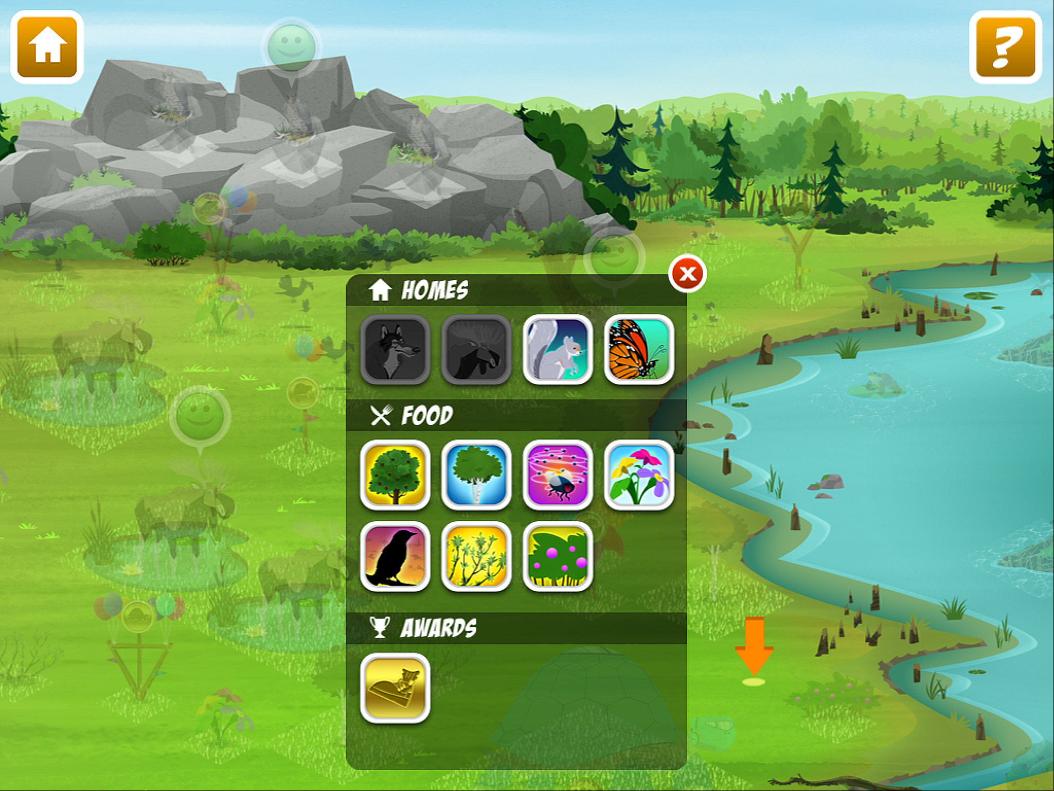 Wild Kratts Creature Math screenshot.