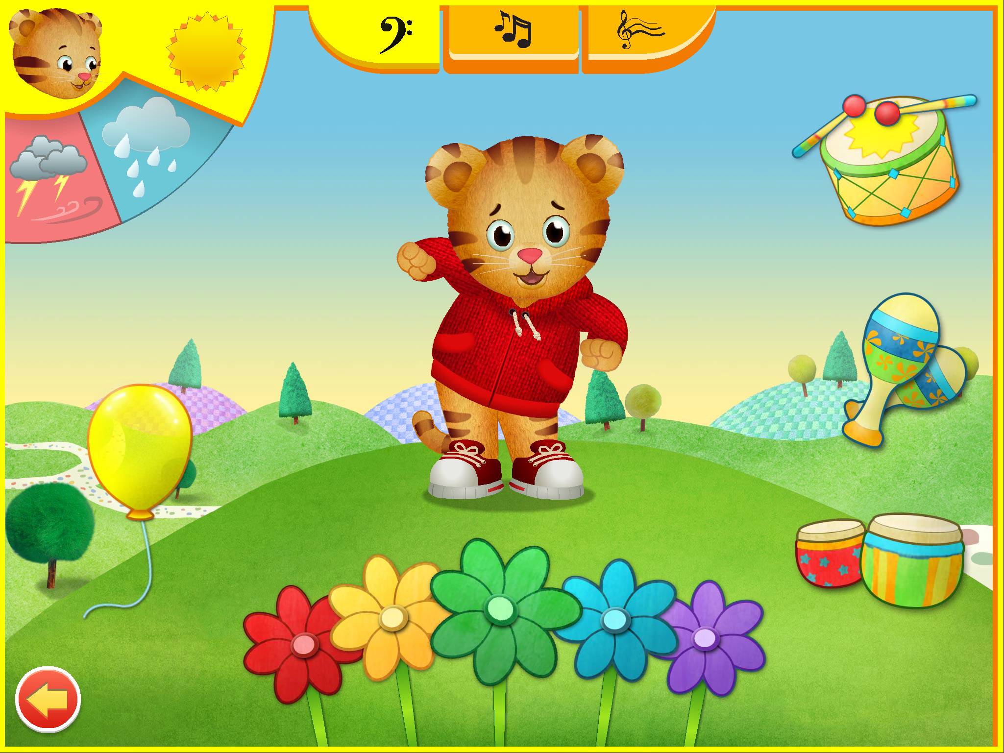 Daniel Tiger: Play at Home with Daniel screenshot.