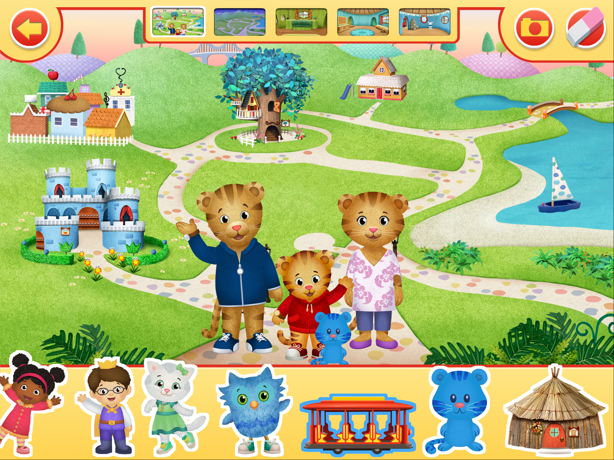 Daniel Tiger: Play at Home with Daniel screenshot.