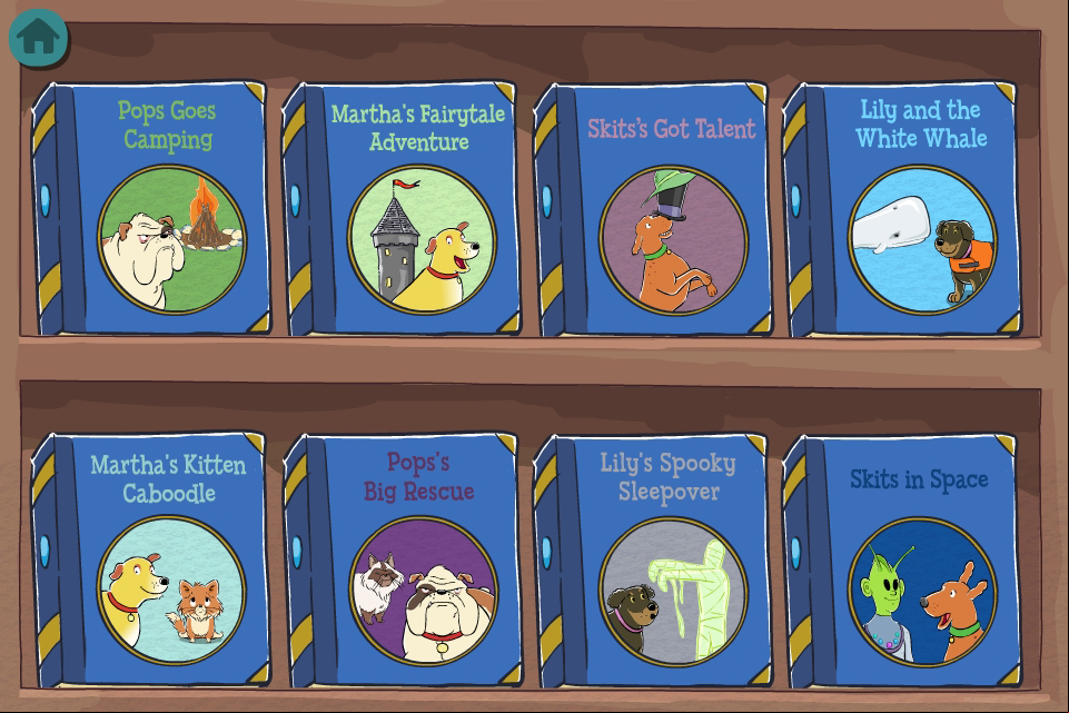 Martha Speaks Story Maker screenshot.