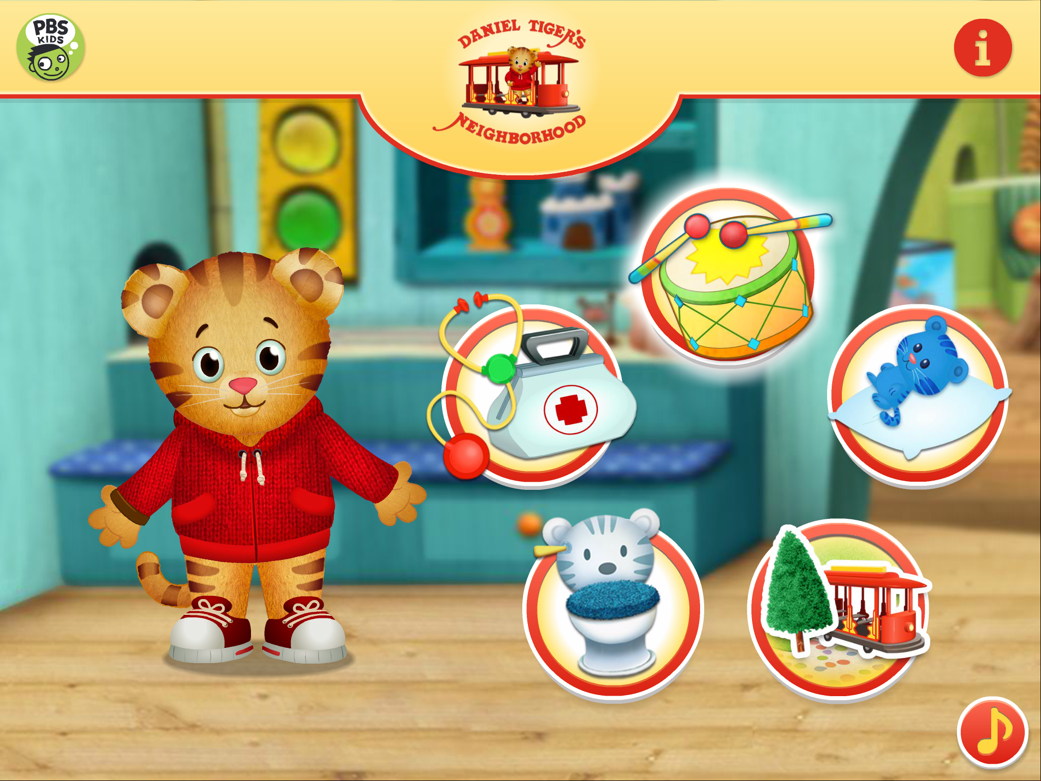 Daniel Tiger: Play at Home with Daniel screenshot.