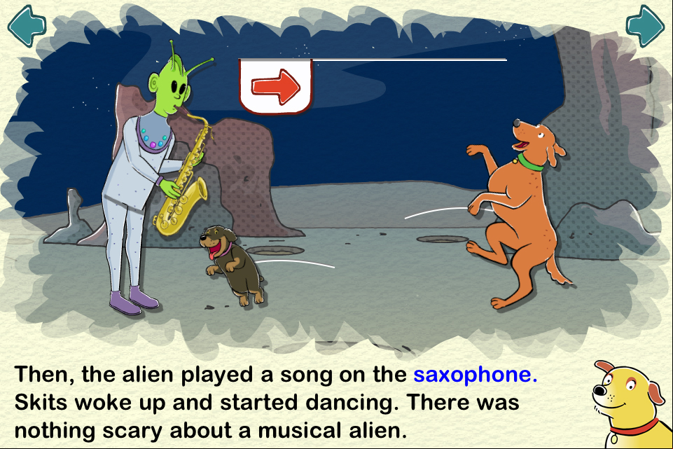 Martha Speaks Story Maker screenshot.