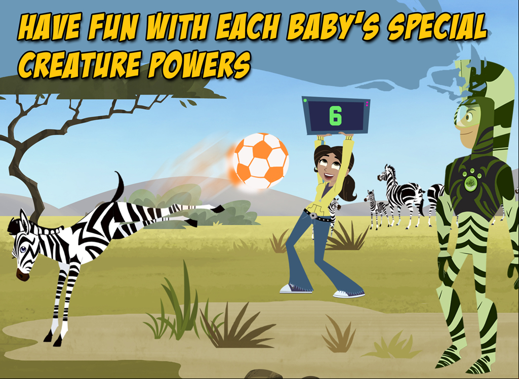 Wild Kratts Baby Buddies screenshot.