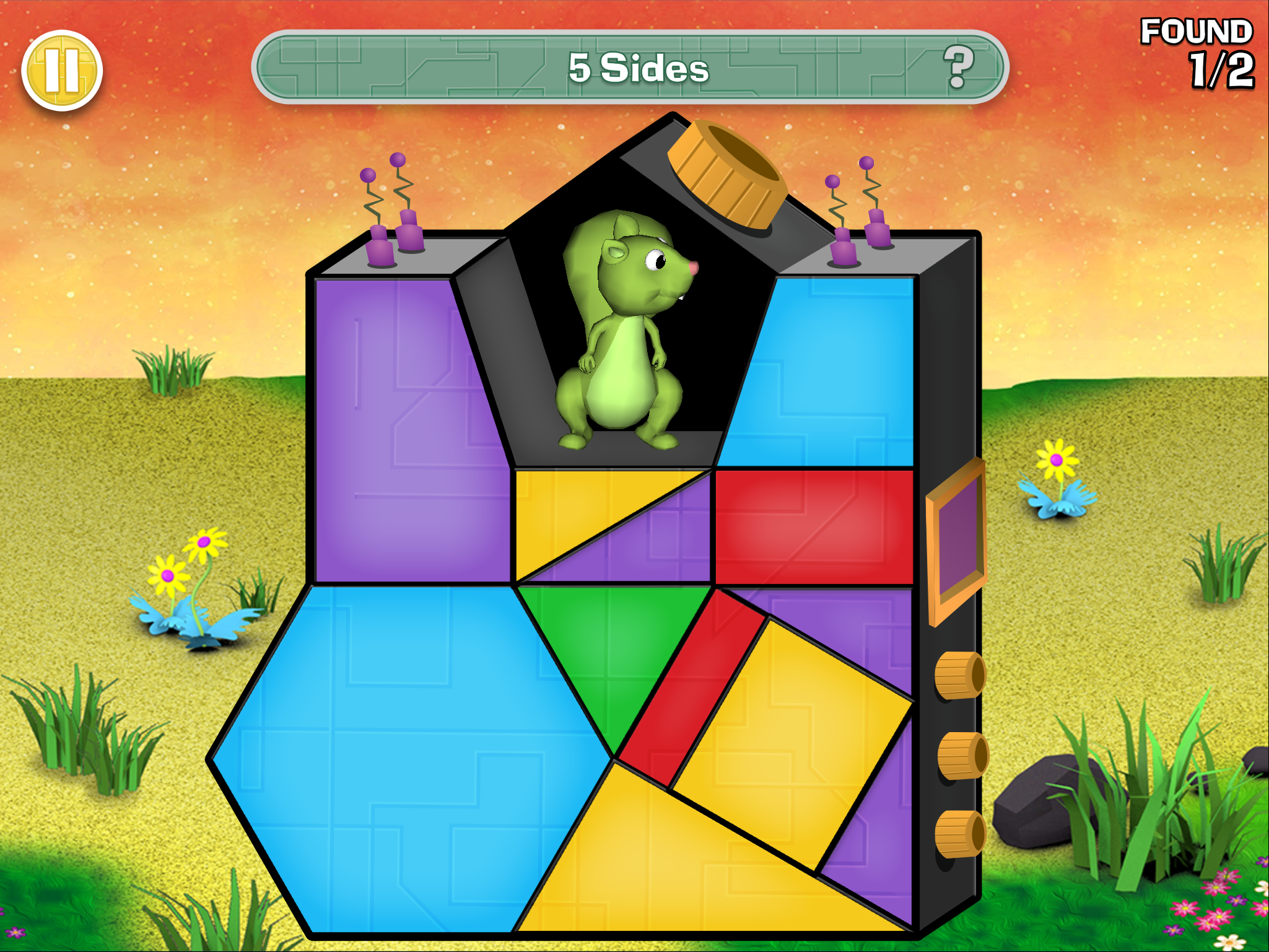 Cyberchase Shape Quest screenshot.