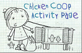Chicken Coop Coloring Page