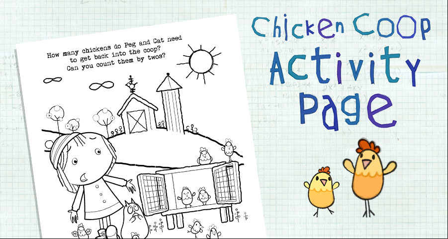 Chicken Coop Coloring Page