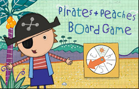 Pirates + Peaches Board Game