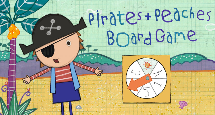 Pirates + Peaches Board Game