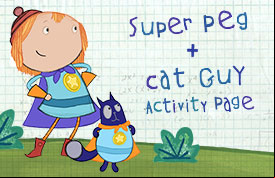 Super Peg + Cat Guy Activity