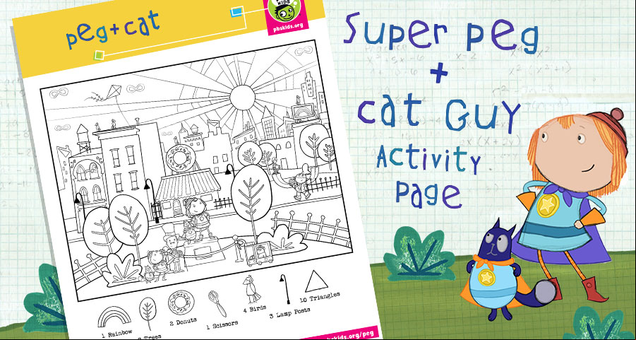 Super Peg + Cat Guy Activity