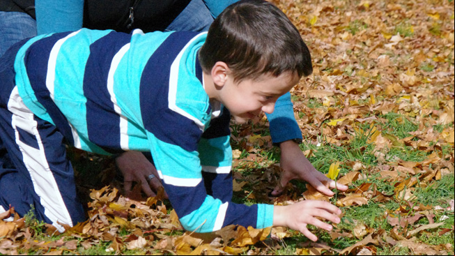 Boy on ground