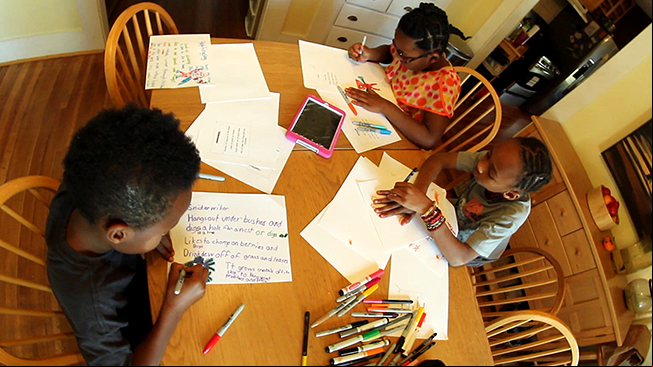 Habitat Family Kids Drawing
