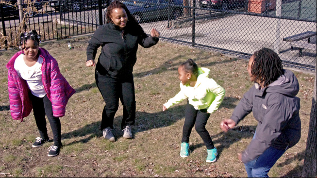 Families waggle dance