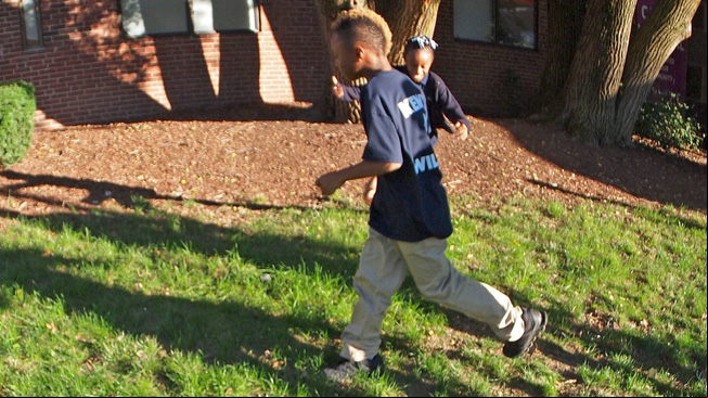 Kid running