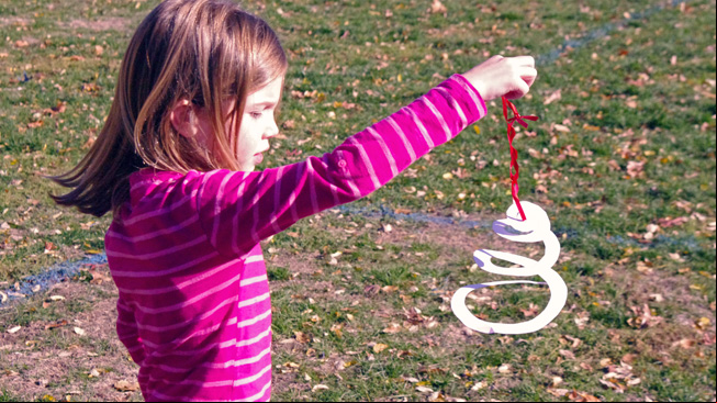 Girl with wind
spinner
